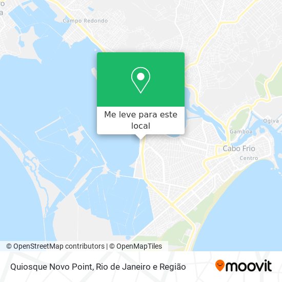 Quiosque Novo Point mapa