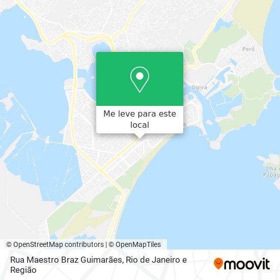Rua Maestro Braz Guimarães mapa