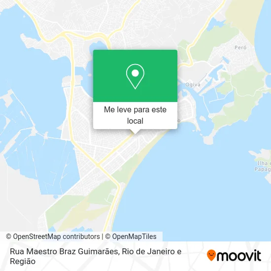 Rua Maestro Braz Guimarães mapa