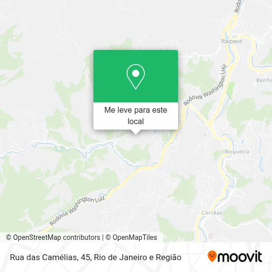 Rua das Camélias, 45 mapa