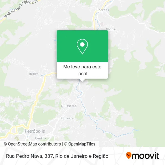 Rua Pedro Nava, 387 mapa