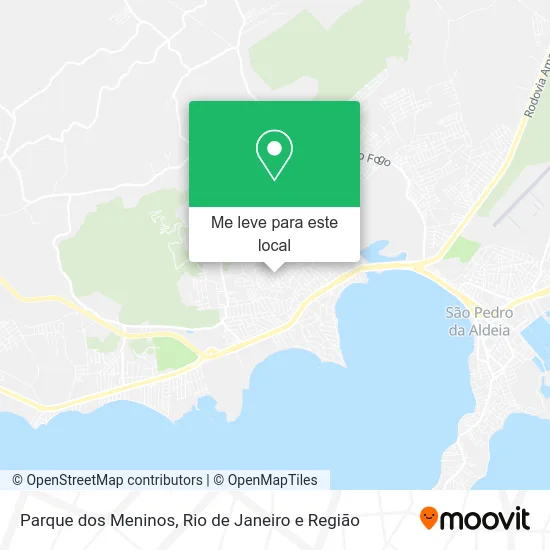 Parque dos Meninos mapa