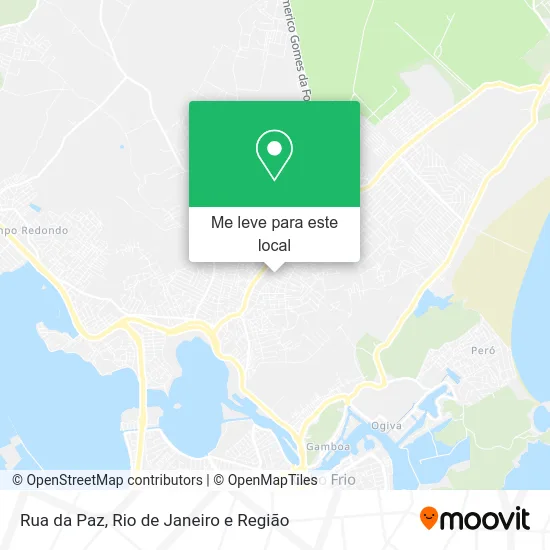 Rua da Paz mapa