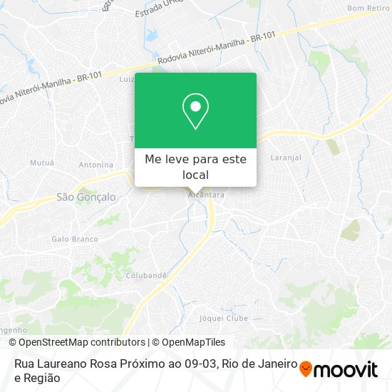 Rua Laureano Rosa Próximo ao 09-03 mapa
