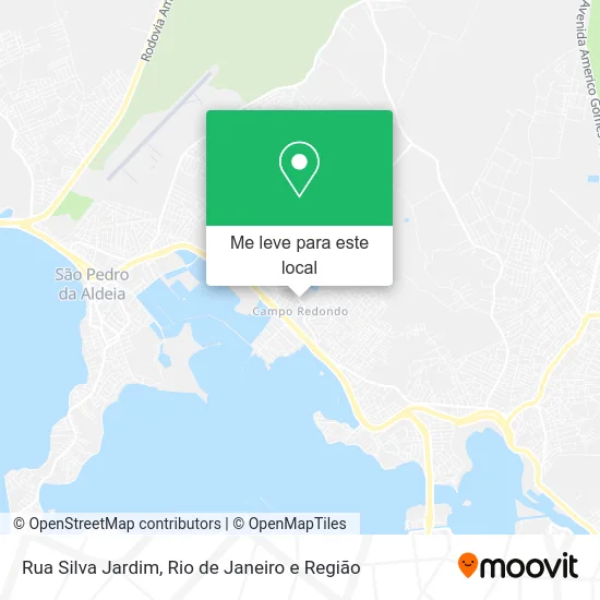 Rua Silva Jardim mapa