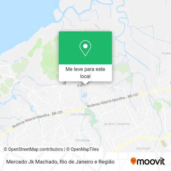 Mercado Jk Machado mapa