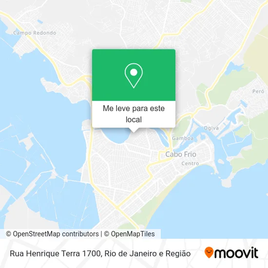Rua Henrique Terra 1700 mapa