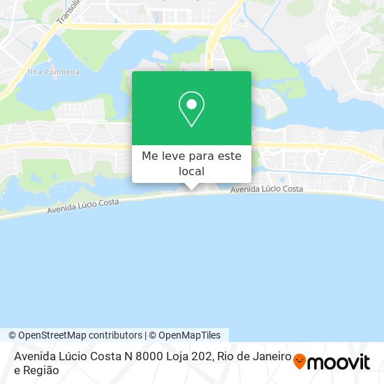 Avenida Lúcio Costa N 8000 Loja 202 mapa
