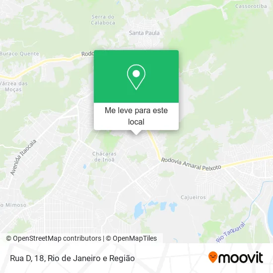 Rua D, 18 mapa