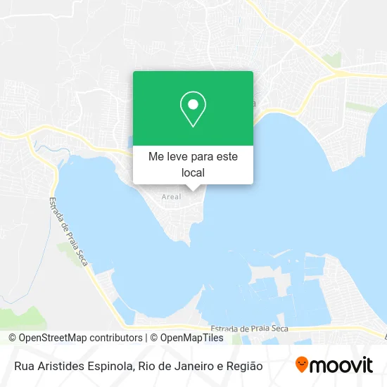 Rua Aristides Espinola mapa