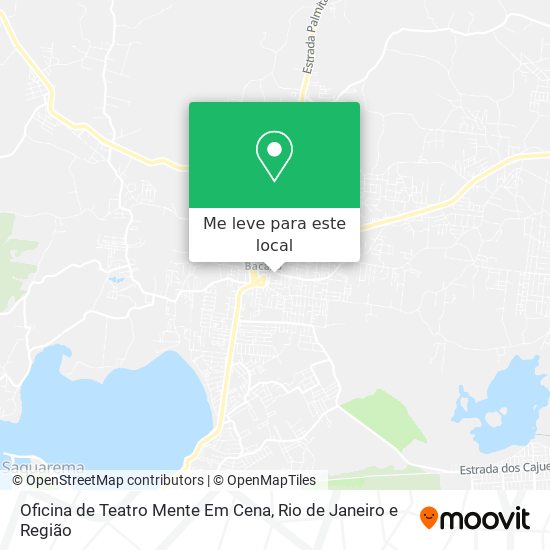 Oficina de Teatro Mente Em Cena mapa