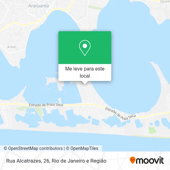 Rua Alcatrazes, 26 mapa