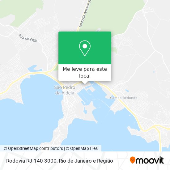 Rodovia RJ-140 3000 mapa