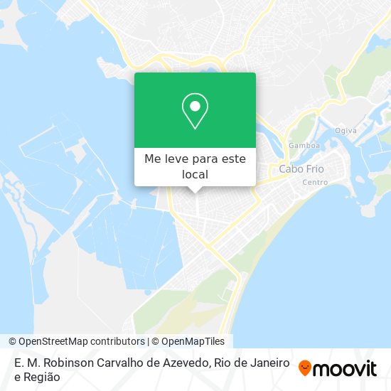 E. M. Robinson Carvalho de Azevedo mapa