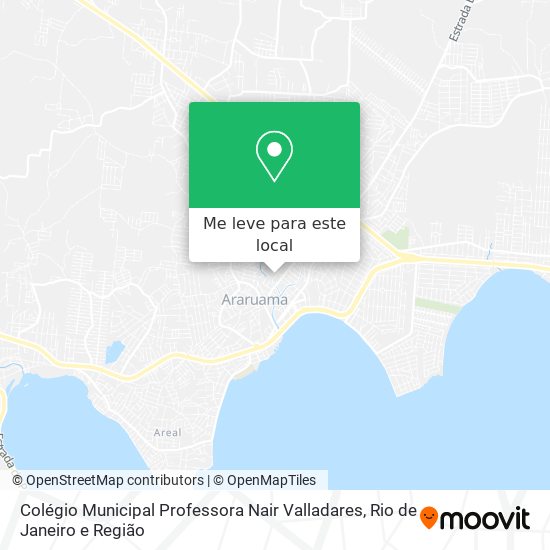 Colégio Municipal Professora Nair Valladares mapa