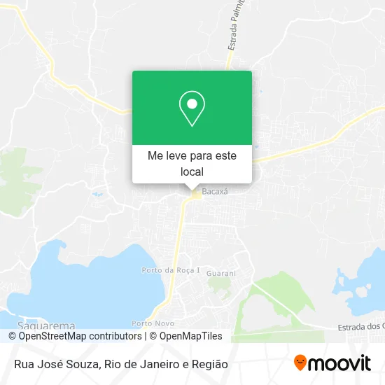 Rua José Souza mapa