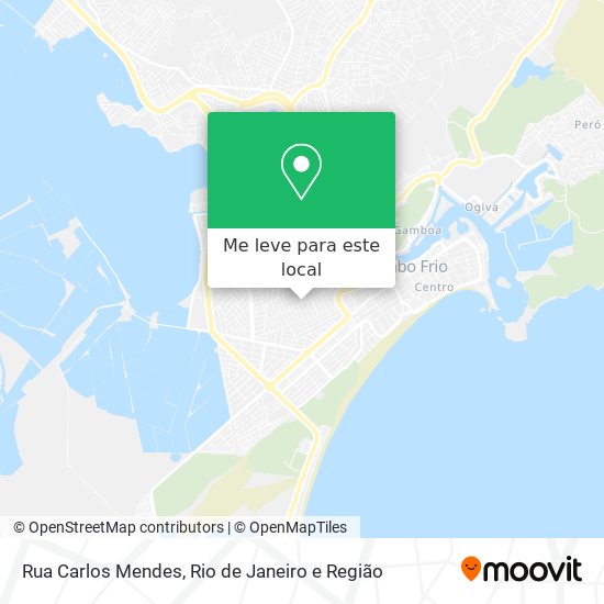 Rua Carlos Mendes mapa