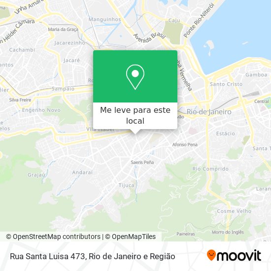 Rua Santa Luisa 473 mapa