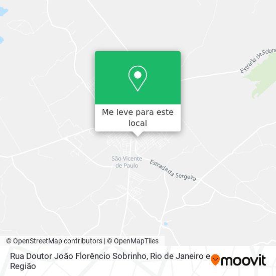 Rua Doutor João Florêncio Sobrinho mapa