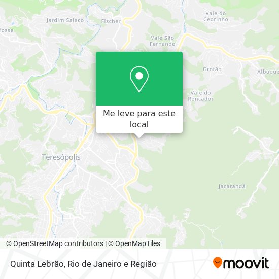 Quinta Lebrão mapa