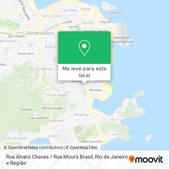 Rua Álvaro Chaves / Rua Moura Brasil mapa