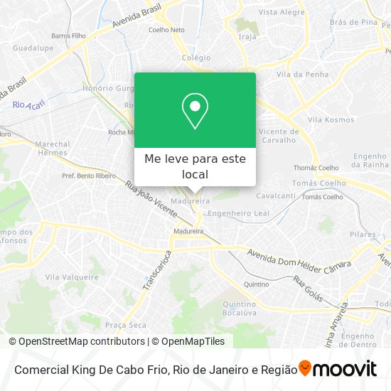 Comercial King De Cabo Frio mapa