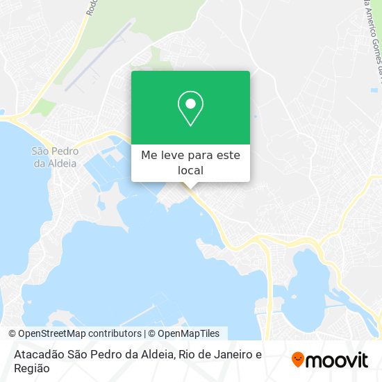 Atacadão São Pedro da Aldeia mapa