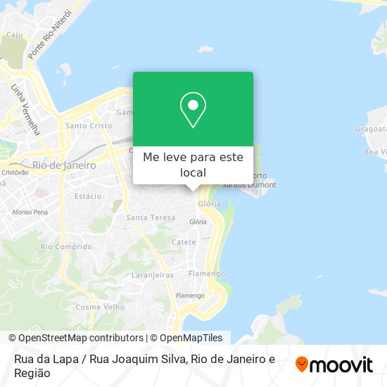 Rua da Lapa / Rua Joaquim Silva mapa