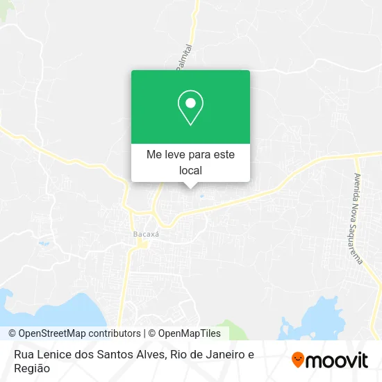 Rua Lenice dos Santos Alves mapa