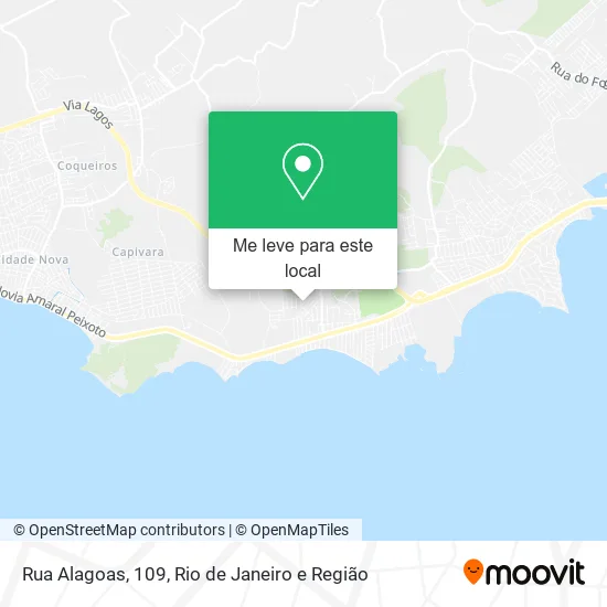 Rua Alagoas, 109 mapa