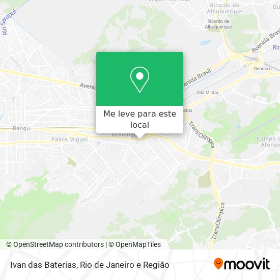Ivan das Baterias mapa