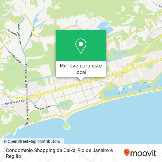 Condomínio Shopping da Caixa mapa