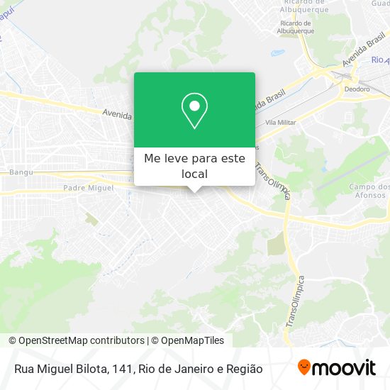 Rua Miguel Bilota, 141 mapa