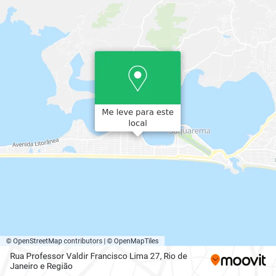 Rua Professor Valdir Francisco Lima 27 mapa