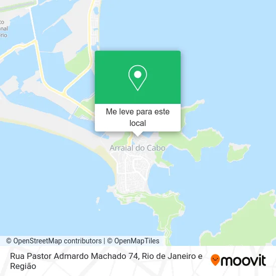 Rua Pastor Admardo Machado 74 mapa