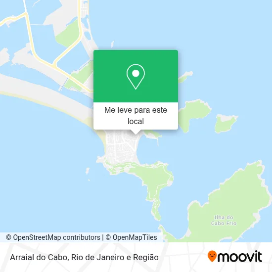 Arraial do Cabo mapa