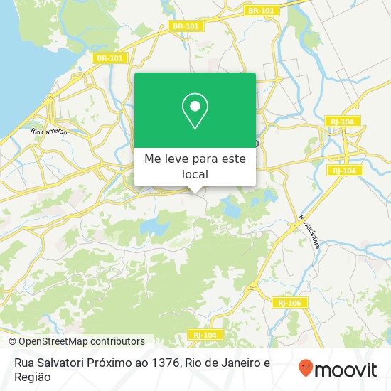 Rua Salvatori Próximo ao 1376 mapa