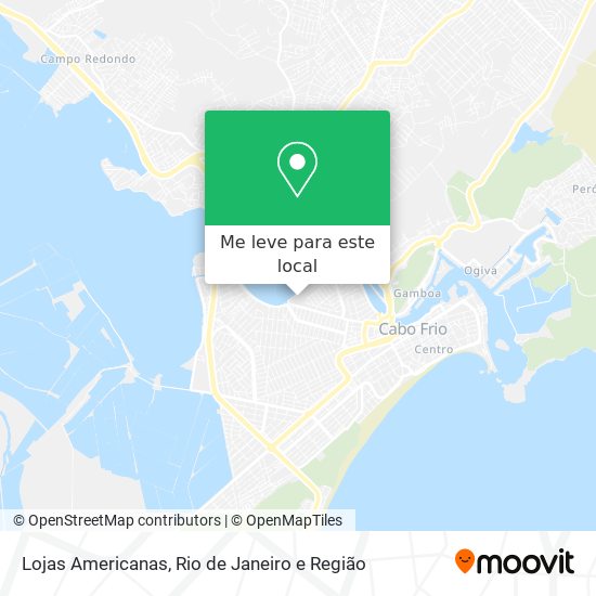Lojas Americanas mapa