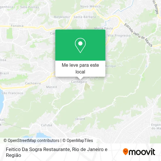 Feitico Da Sogra Restaurante mapa