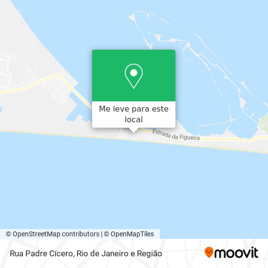 Rua Padre Cícero mapa