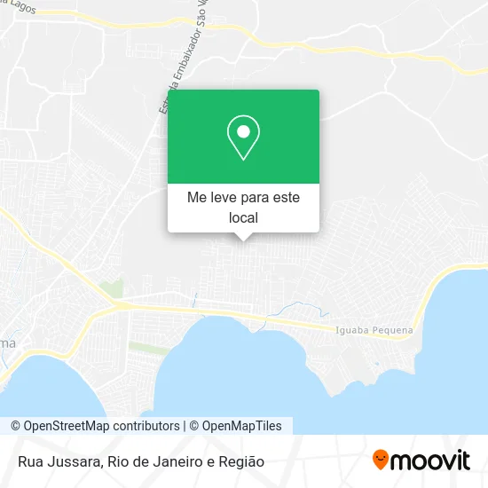 Rua Jussara mapa