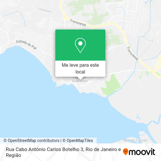 Rua Cabo Antônio Carlos Botelho 3 mapa