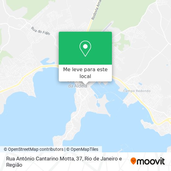 Rua Antônio Cantarino Motta, 37 mapa