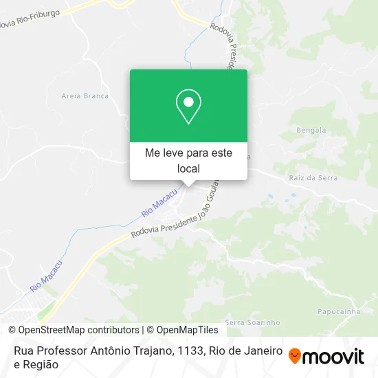 Rua Professor Antônio Trajano, 1133 mapa