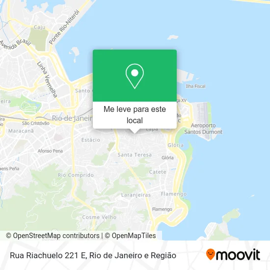 Rua Riachuelo 221 E mapa