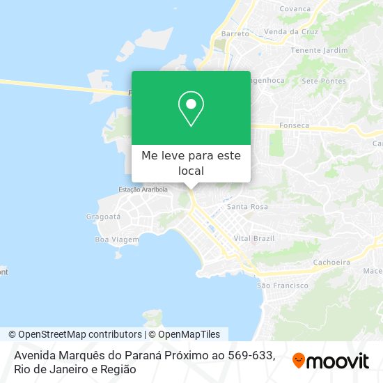 Avenida Marquês do Paraná Próximo ao 569-633 mapa
