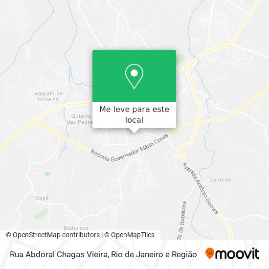 Rua Abdoral Chagas Vieira mapa