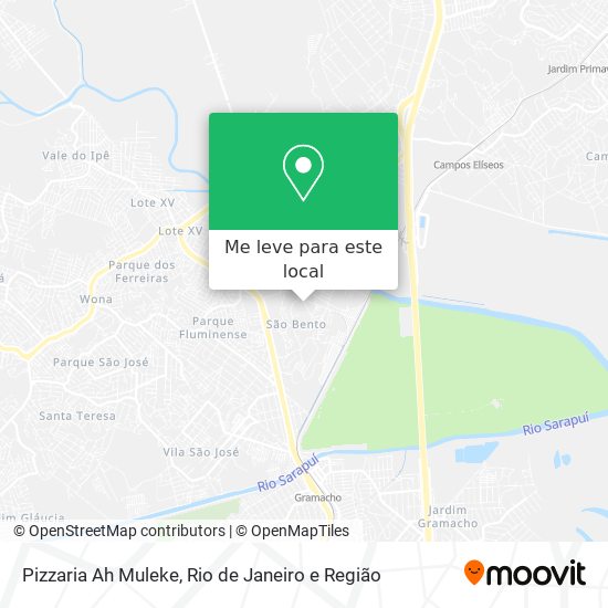 Pizzaria Ah Muleke mapa