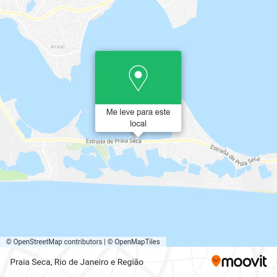 Praia Seca mapa