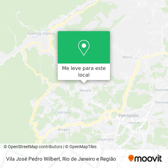 Vila José Pedro Wilbert mapa